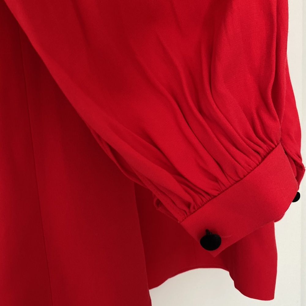 Alexis Kourtney red long sleeve romper - Picture 4 of 15